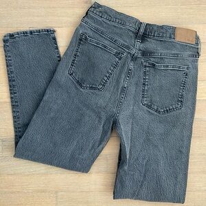 MADEWELL The Perfect Vintage Jean in Washed Black